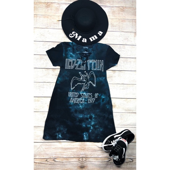 etsy Dresses Led Zeppelin T Shirt Dress Poshmark